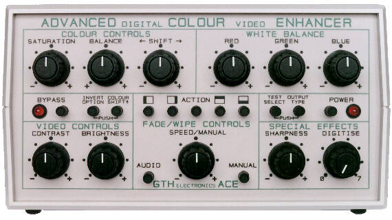 Front View of ACE, Showing Controls. File Size 41k